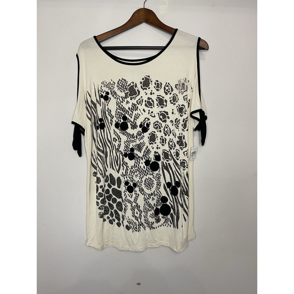 Disney Parks Animal Print Cold ShoulderTop